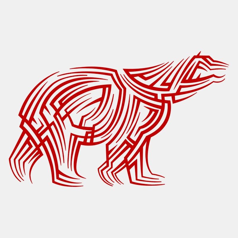 Eisbär Tribal Tattoo