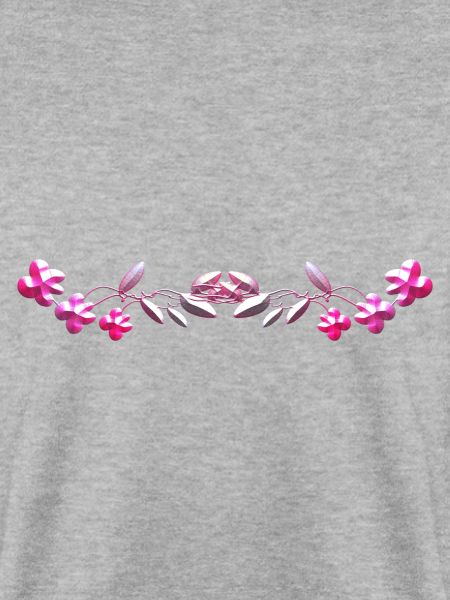 linie blumen pink