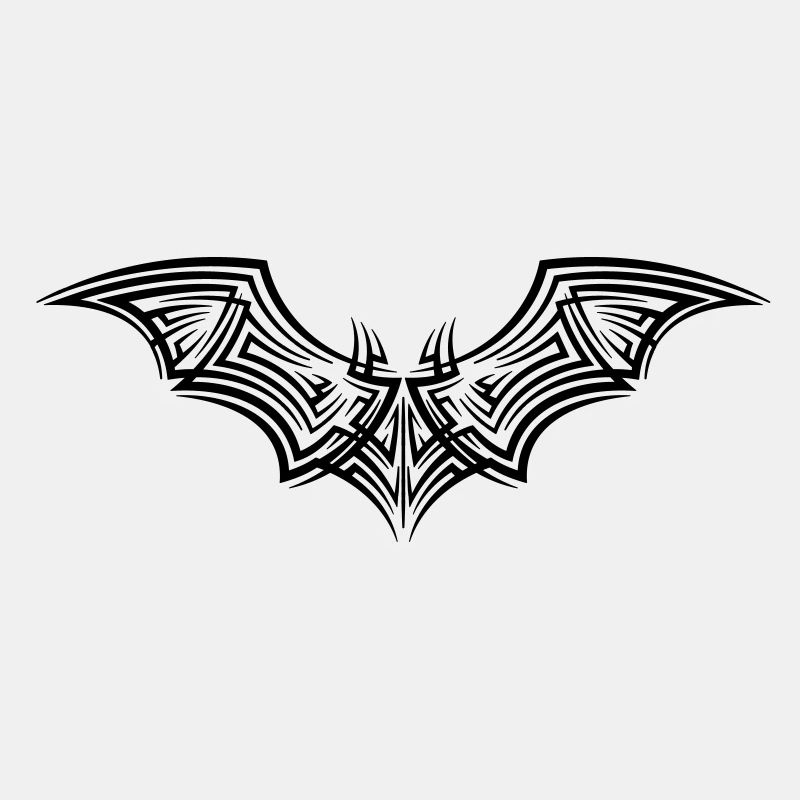 Fledermaus Tribal Tattoo