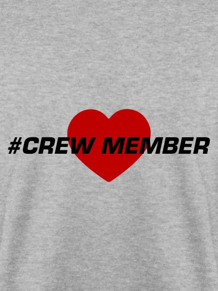 Crew Mitglied Herz Liebe
