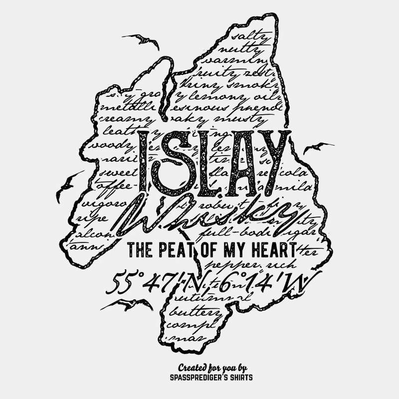 Whisky Merch Design Islay Schottland Tasting Notes