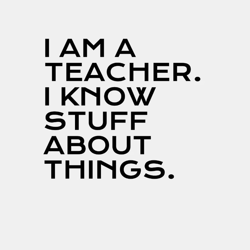 i am a teacher