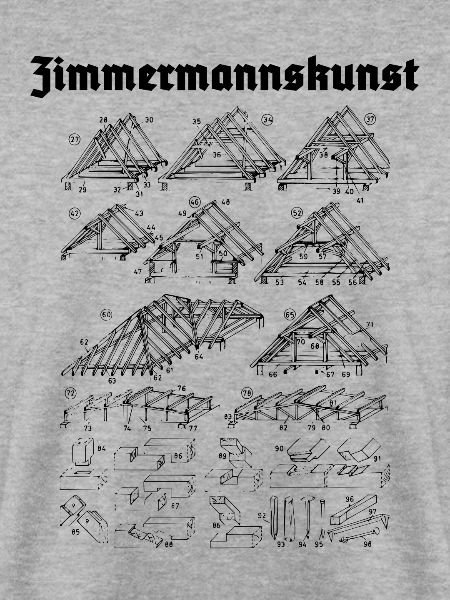 Zimmerer Zimmermannskunst Zimmererhandwerk