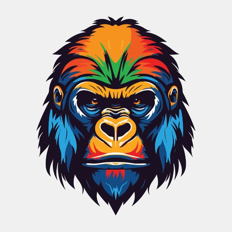 Gorilla Kopf