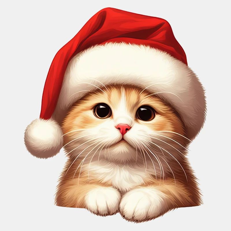 Chat Père Noël