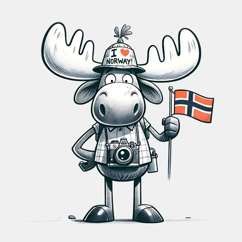 Norwegen-Enthusiast Elch