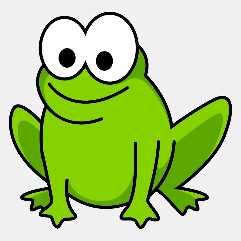 Frosch Comic Tier