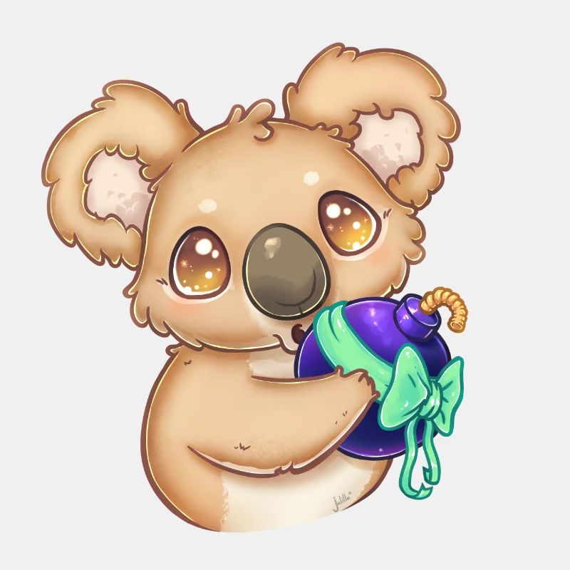 Koala mit Bombe