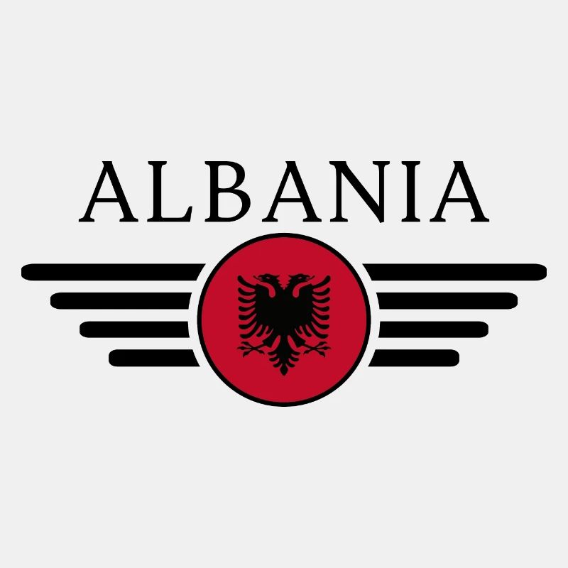 Albanien Stil Design T-Shirt