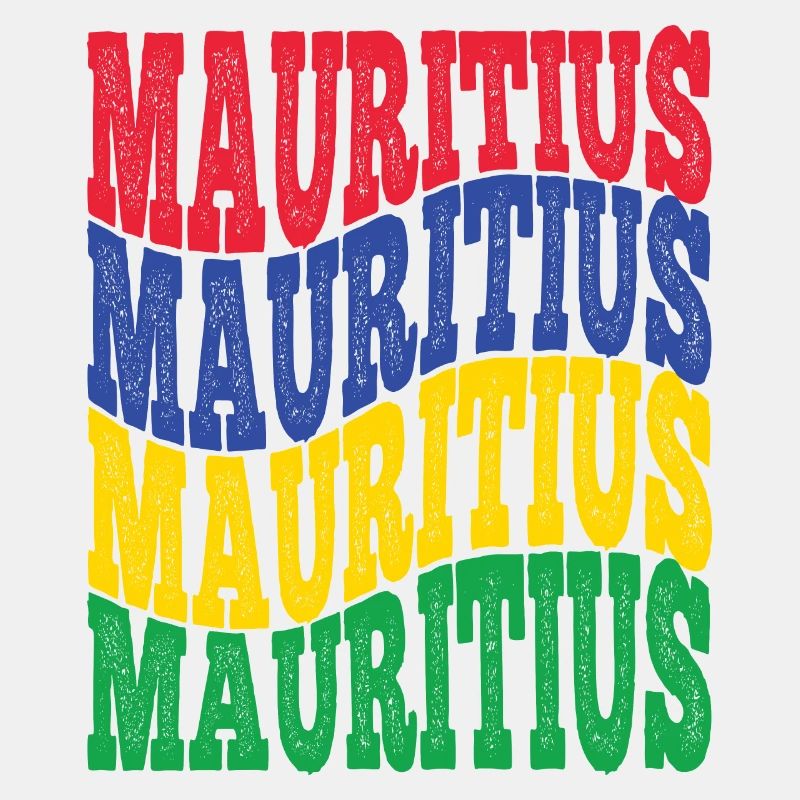 idee cadeau Couleurs du drapeau de l'ile Maurice