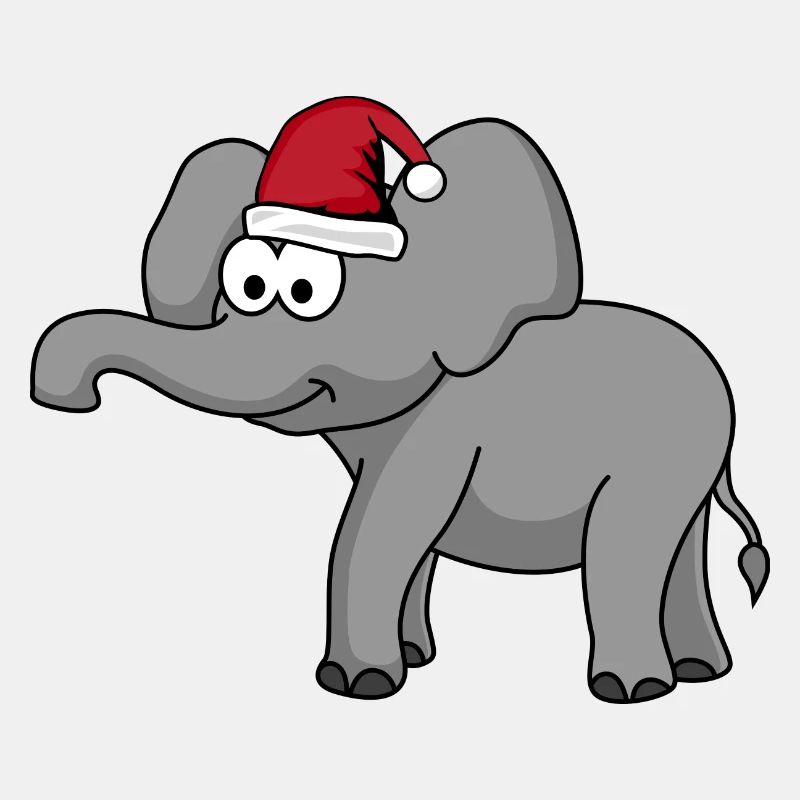 Elefant Weihnachten Comic