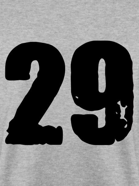 29 Zahl Trikot