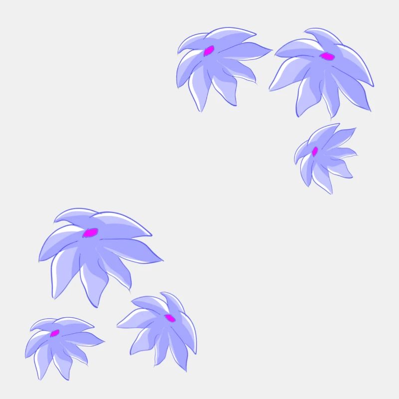 muster lila blumen pflanzen