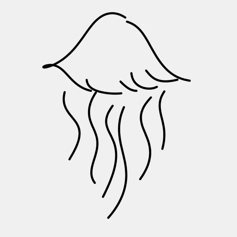 Qualle symbol meerestier tier