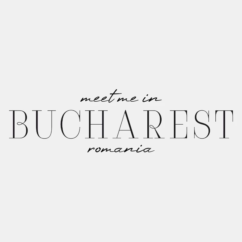 Découvrez Bucarest avec ce t-shirt unique
