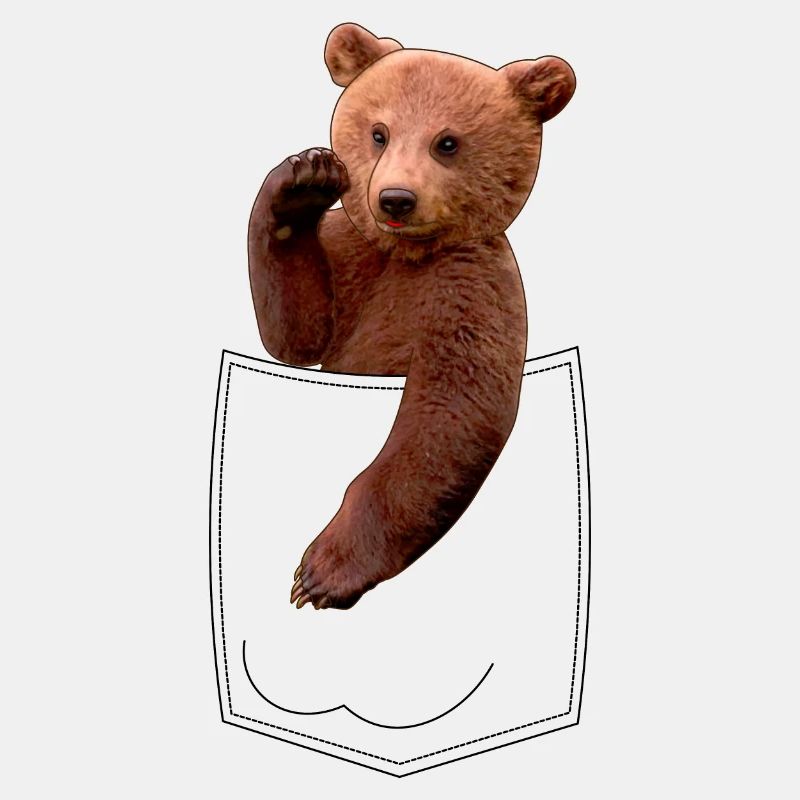 Bear chest pocket