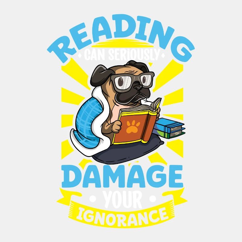 Book Reader Reading Literature Bookworm Gift Idea