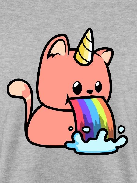 Katzen Regenbogen Einhörner
