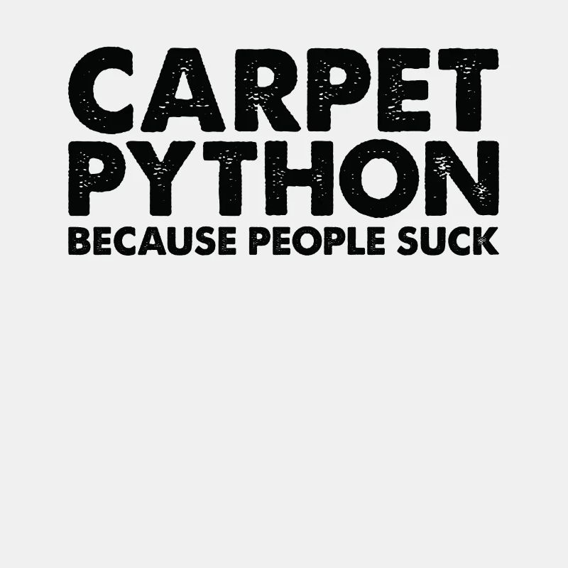 Leute Saugen Teppich-Python-Schlange