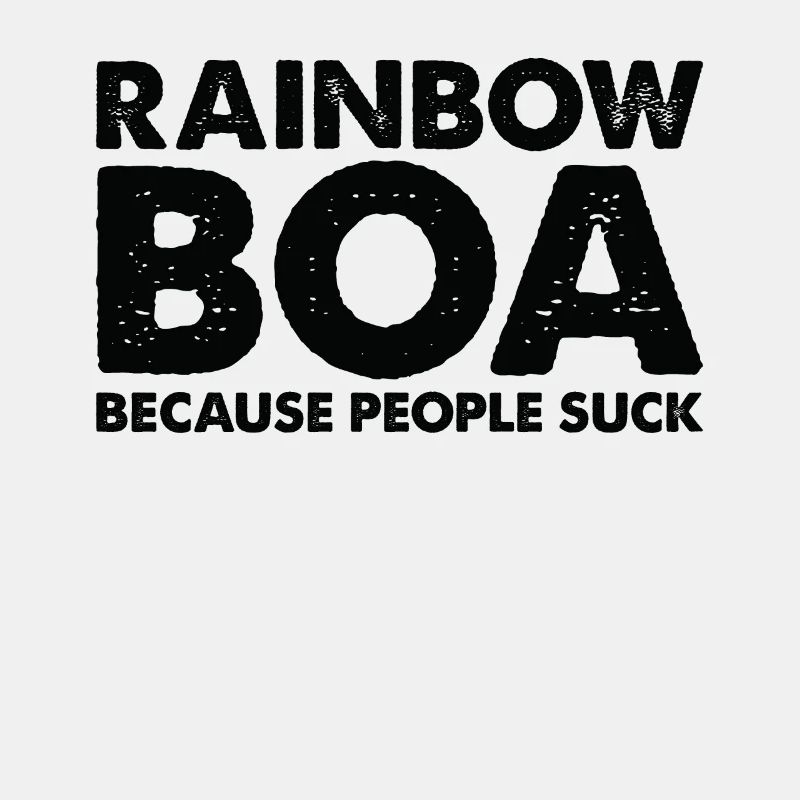 Les gens sucent le serpent boa arc-en-ciel
