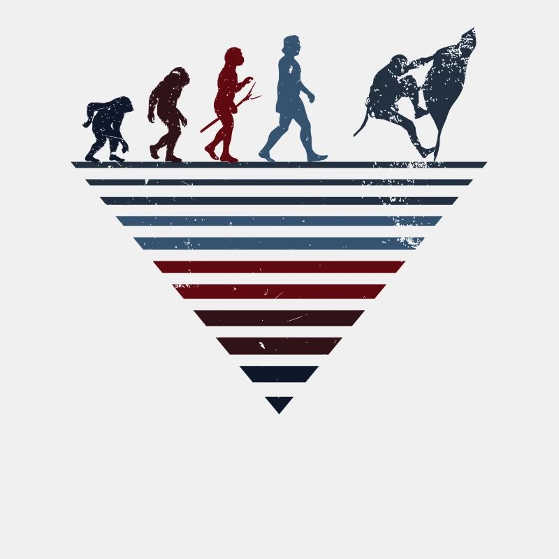 Evolution humaine - Escalade Vintage