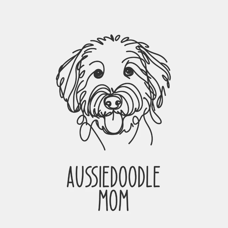 Linienkunst Mom - Ausssedle
