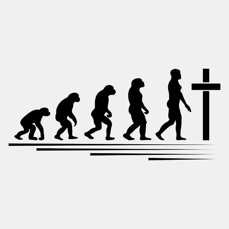 L’évolution chrétienne du singe à Jésus