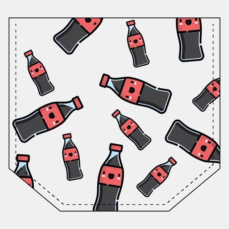 Brusttasche Cola Geschenk Idee
