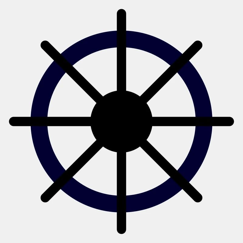 Stilvolles Lenkraddesign für Segelfans