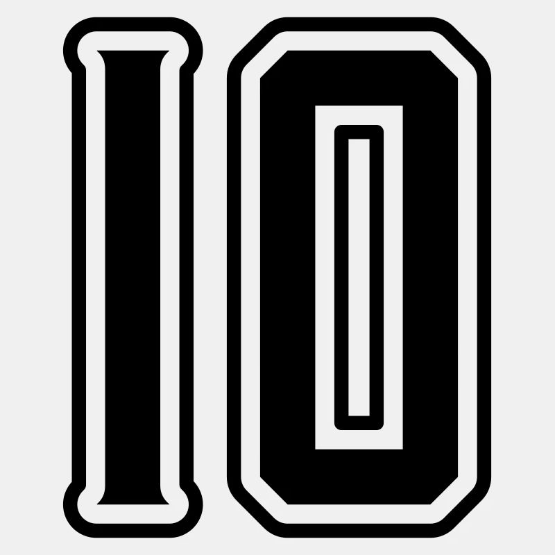 10 Zahl symbol