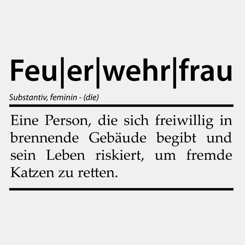 Definition Feuerwehrfrau