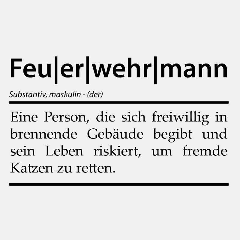 Definition Feuerwehrmann