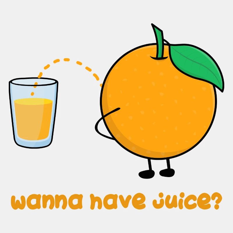 Orangensaft Lustig