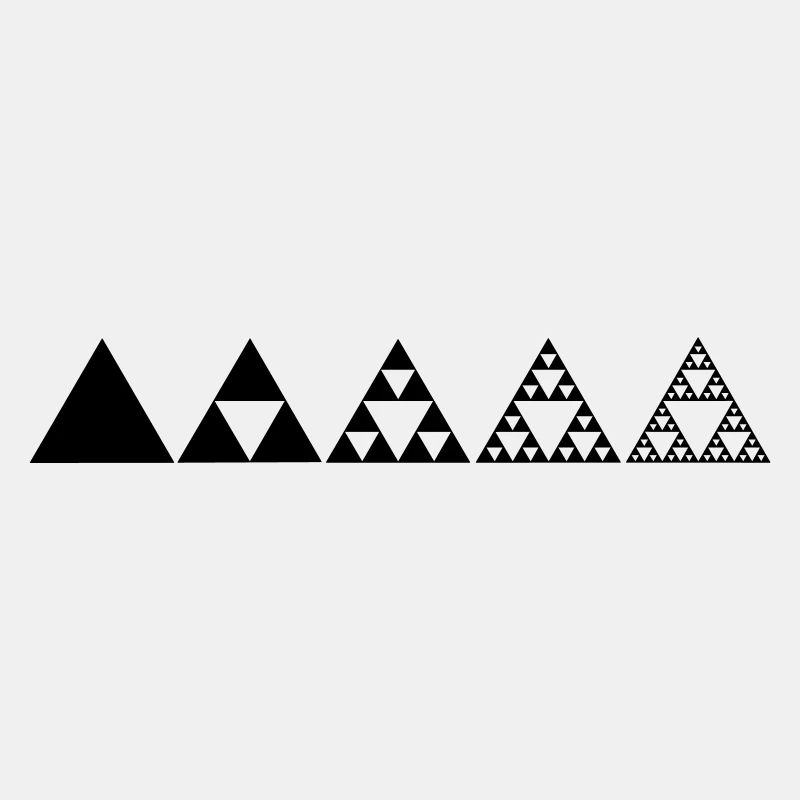 Sierpinski triangles, fractal, geometry,