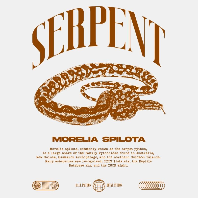 Tapis Python Moderne Reptile Keeper Streetwear