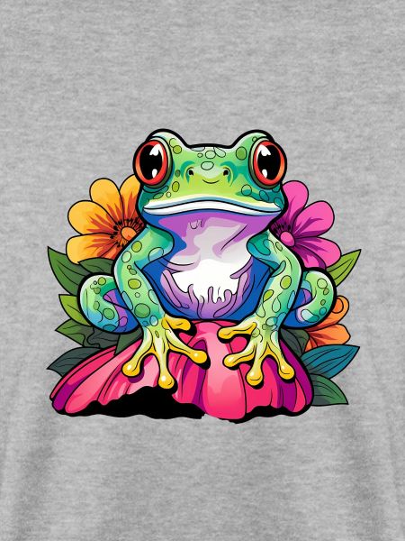 Bunter lustiger Frosch