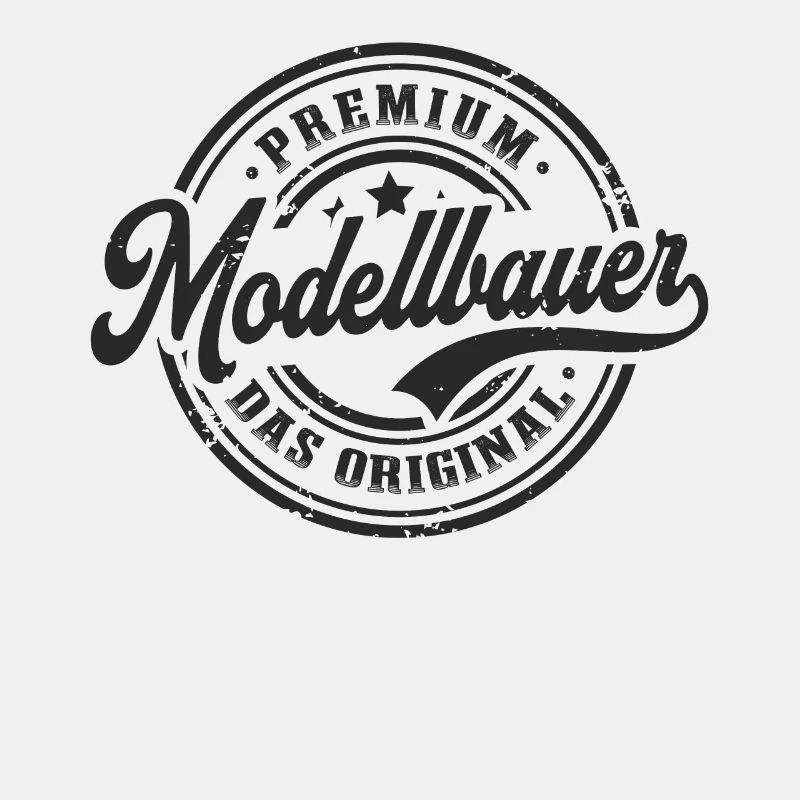 Modellbauer Original Lustiges Modellbau