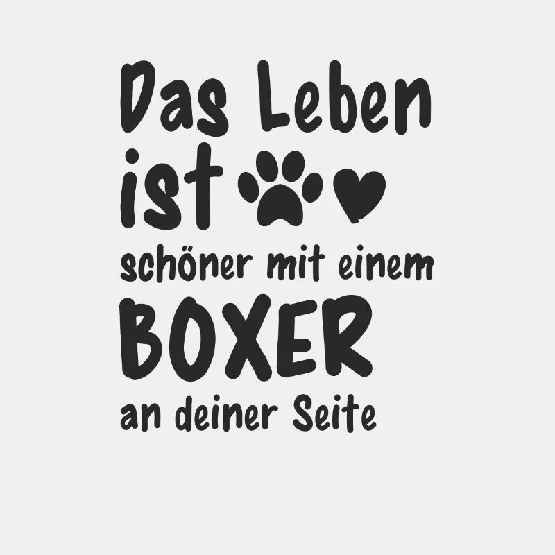 Boxer machen das Leben schöner Lustiges Boxer