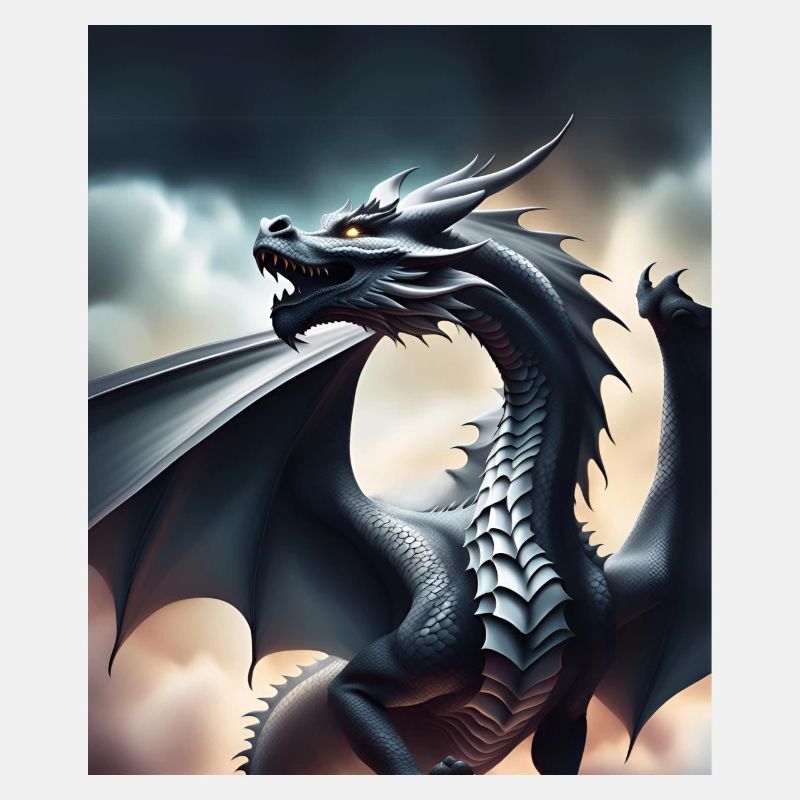 Grauer Drache