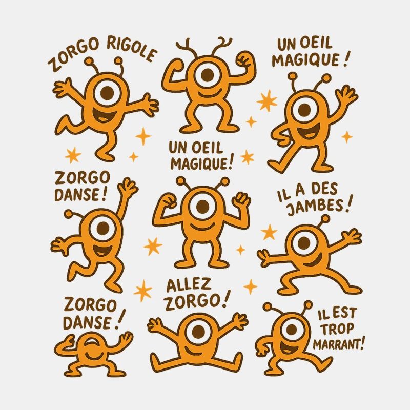 Zorgo the Funny Orange Fish