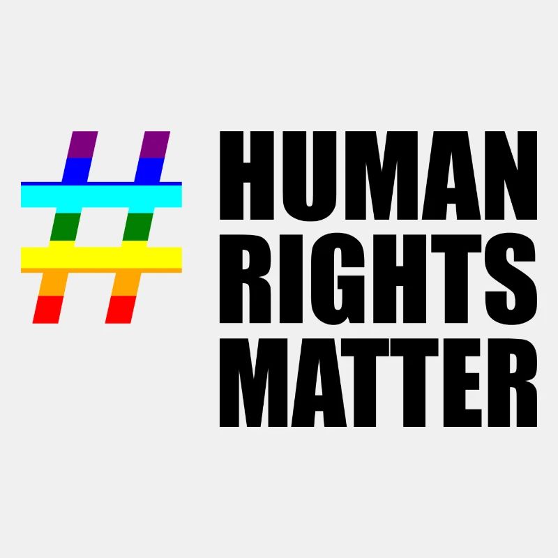 Menschenrechte human rights matter regenbogen