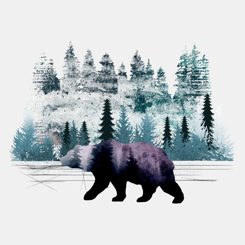 Bär auf Wanderschaft