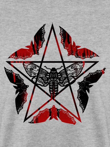 gothic,motte,fünfeck,blumen,rot,fledermaus