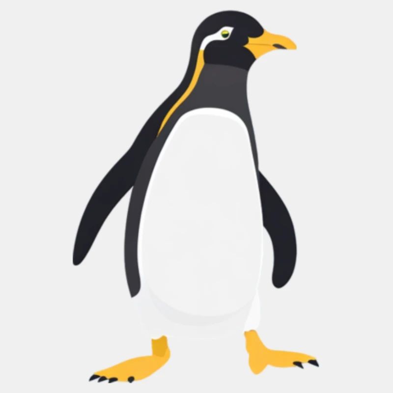 Ein kleiner Pinguin auf der Brust!