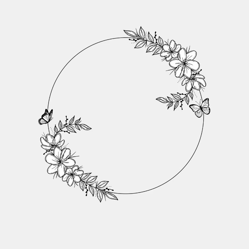 Cadre fleur