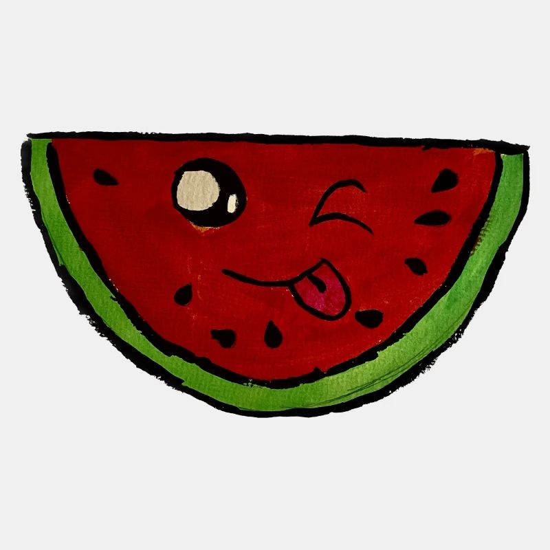 Lebendige Wassermelone