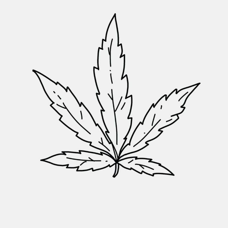 Cannabis Blatt