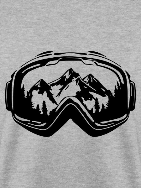 Ski Brille Berge Piste