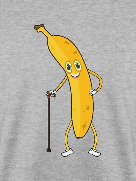 Alte Banane Opa Rentner