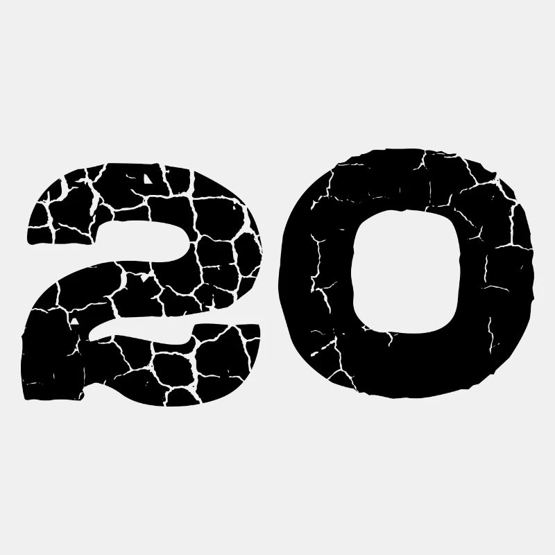 20 Zahl Trikot